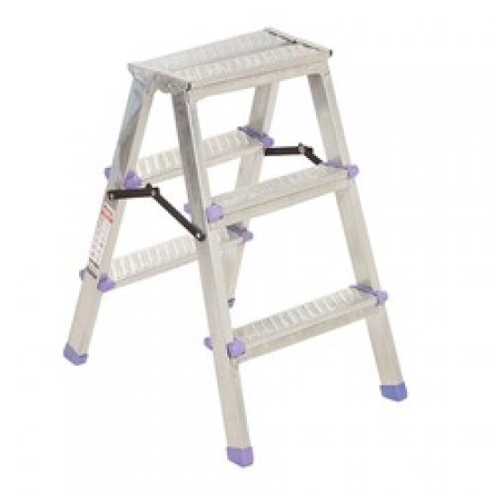 Merdiven Kanat Rita Çift Taraflı Galvanizli 0,60 mm 3+3 Basamaklı