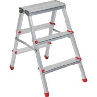 Merdiven Kanat Çift Taraflı Alüminyum 3+3 Basamaklı