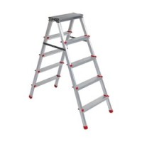 Merdiven Kanat Çift Taraflı Alüminyum 5+5 Basamaklı