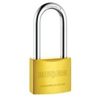 Asma Kilit Meşem Sarı Uzun 25mm