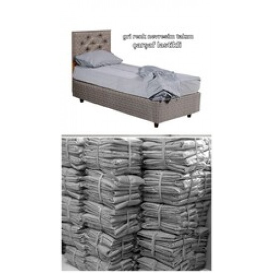 Nevresim Takımı Lastikli Tek Kişilik Gri