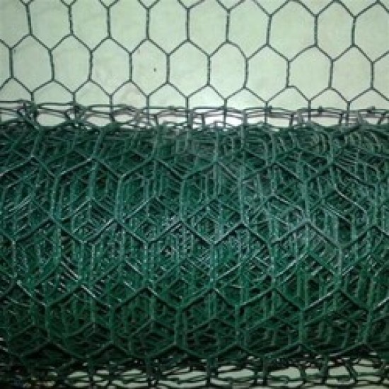 Kümes Teli Yeşil PVC Kaplı 19 mm 100 Cm ( 20 Metre )