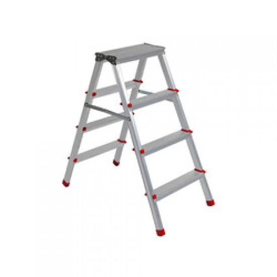 Merdiven Kanat Çift Taraflı Alüminyum 4+4 Basamaklı