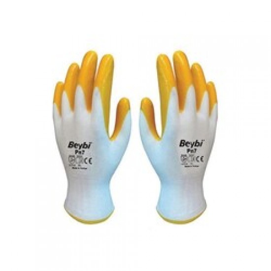 Beybi PN7 Nitril Kaplama İş Eldiveni