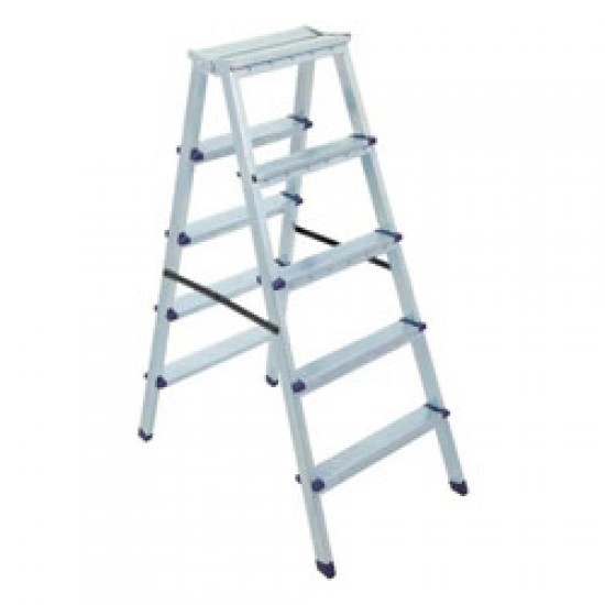 Merdiven Kanat Çift Taraflı Alüminyum Eko 5+5 Basamaklı