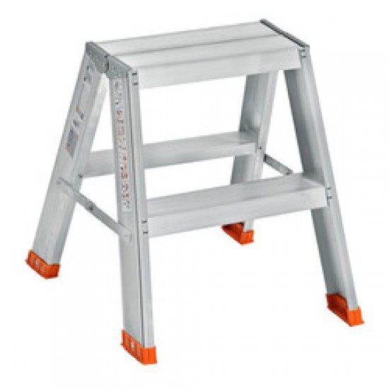 Merdiven Kanat Çift Taraflı Alüminyum 2+2 Basamaklı