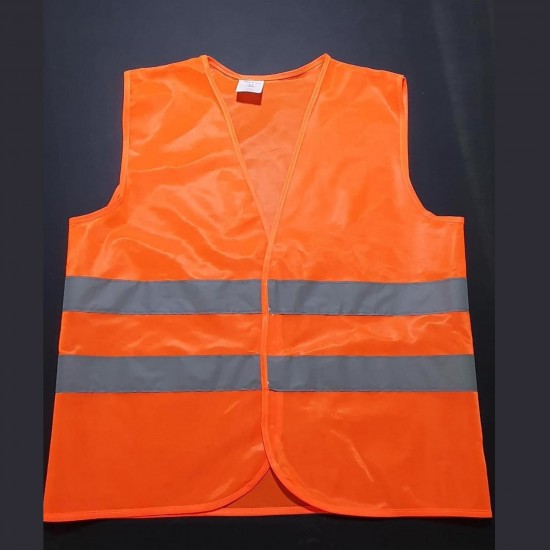 Emniyet İkaz Yeleği-Şantiye işçi Yeleği Turuncu