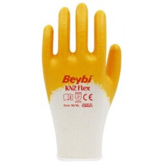 Beybi KN2 Flex Nitril Sarı Eldiven 288 Çift