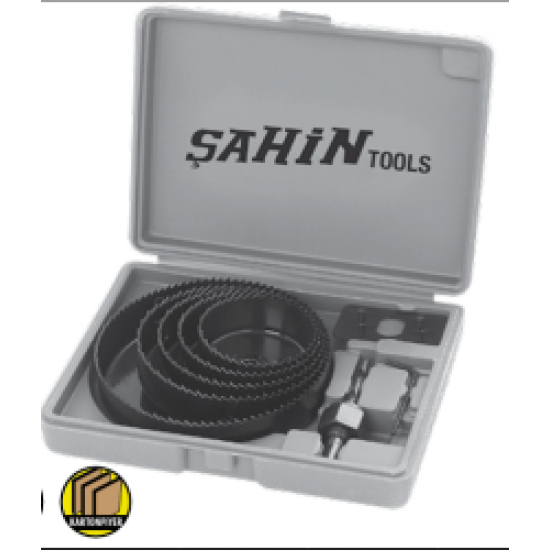 Ahşap Buat Delik Açma Panç Seti 8 Parça